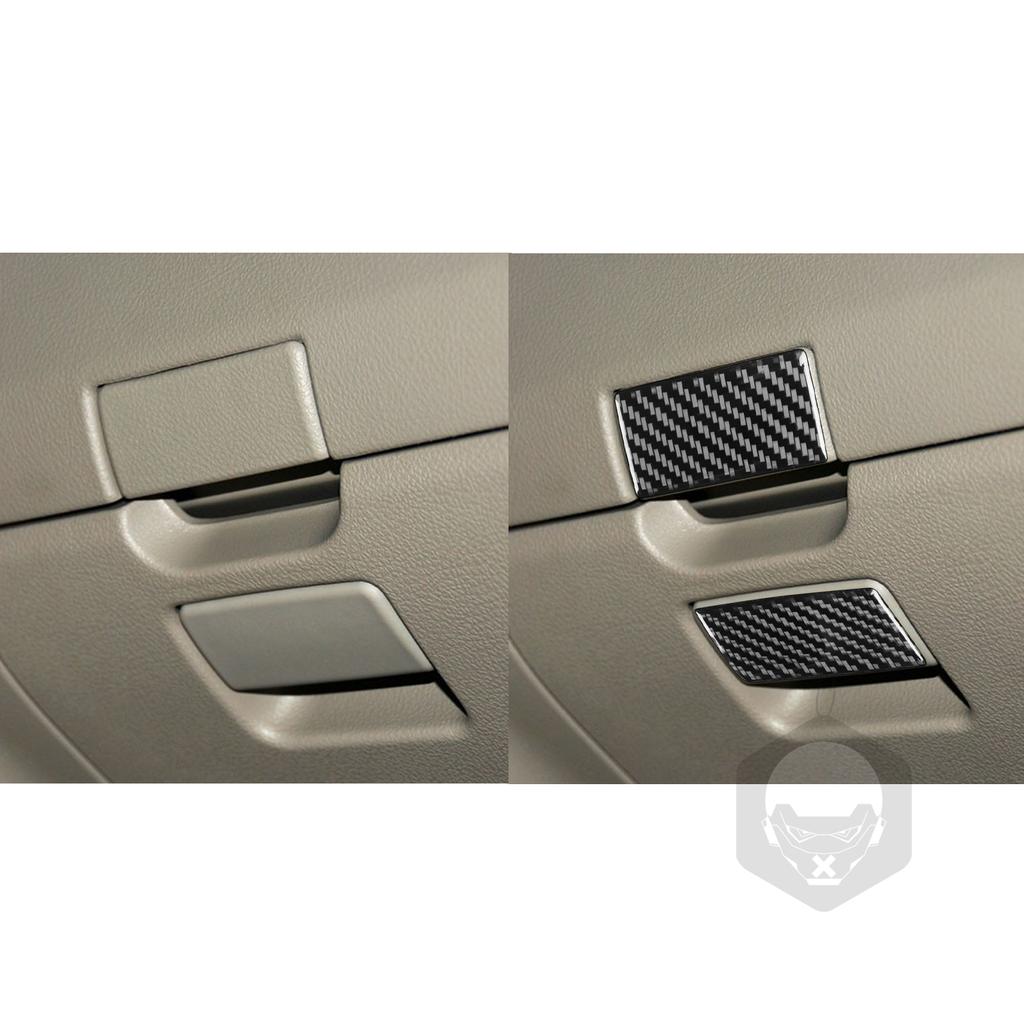 Для Toyota Corolla 2007 2008 2009 2010 2011 2012 2013 аксессуары из углеродного волокна внутренний ящик для хранения Codriver ручка накладка наклейка