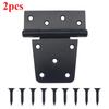 Heavy Duty Door Cabinet Hinge Self Closing Overlay Flat Cabinet Hinge Suitable for Home Decorative Hardware Soundproofing Hinge