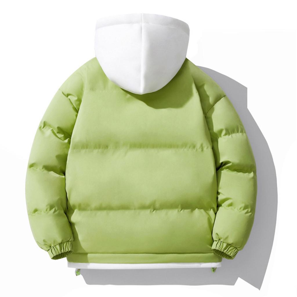 Мужская хлопковая одежда с капюшоном на осень и зиму больших размеров, утепленная теплая хлопковая одежда M-6XL