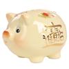Ceramic Piggy Money Bank Good Luck Golden Beans Container Pig Coins Saving Box  Home Decor