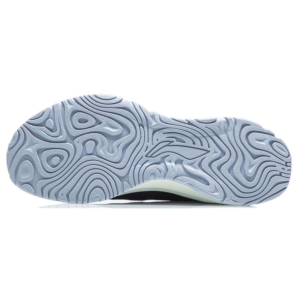 Кроссовки Li Ning Yue Ying Essential светоотражающие, дышащие, амортизирующие, нескользящие, прочные, с низким верхом, женские, черные, белые, синие ARHR108-3