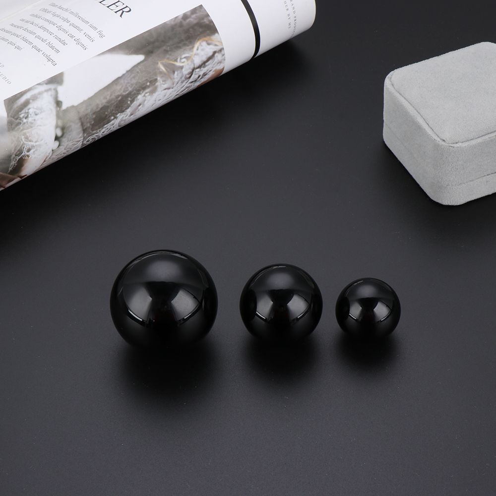 30 мм/40 мм/50 мм новый выплавленный рейки лечебный черный обсидиановый хрустальный шар большой сферический кварцевый камень