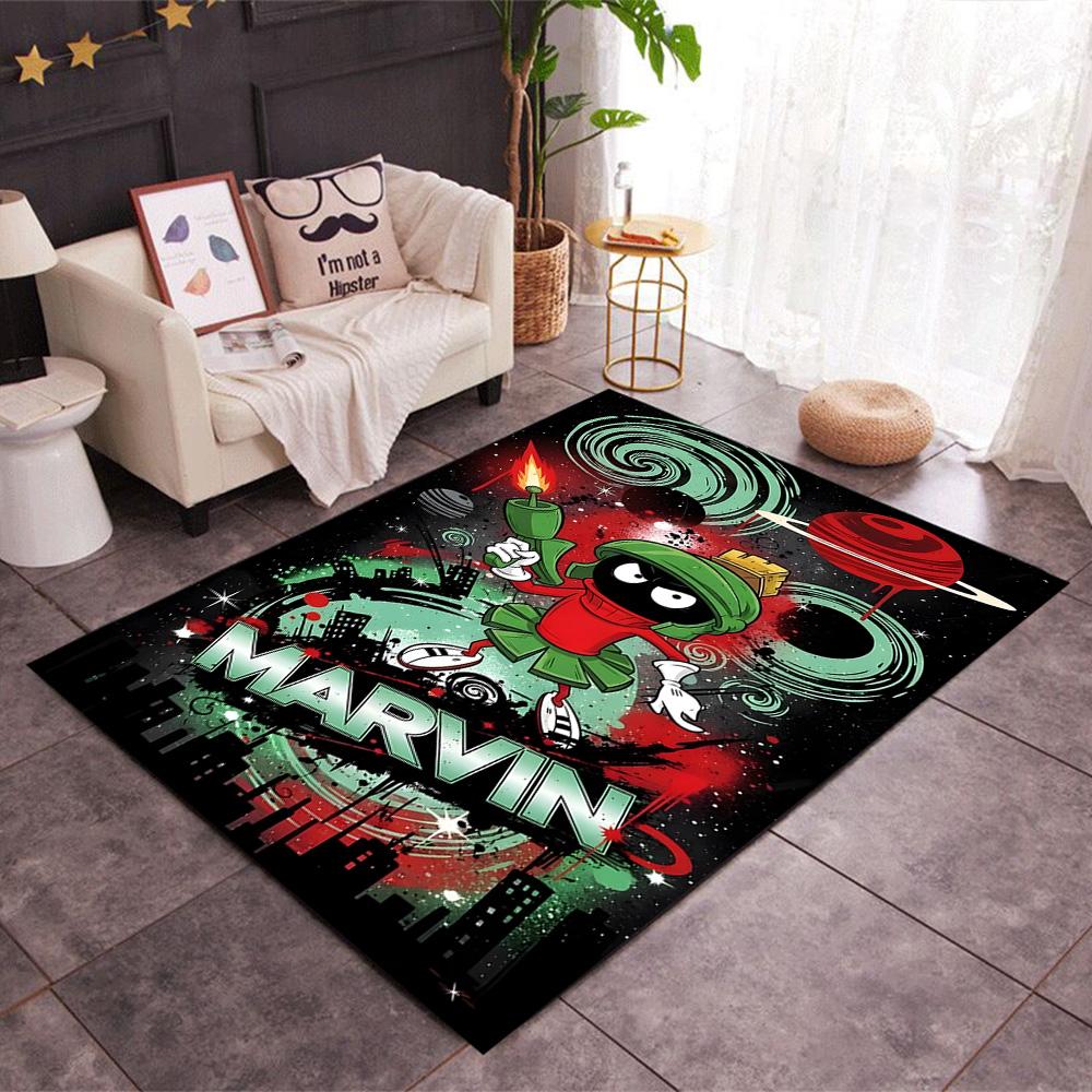 Space Adventure With Friends Themed Anti-Slip Rugs - Polyester Home Decor, Suitable for Bedrooms, Living Rooms, Doorways, Studios, and Decorations