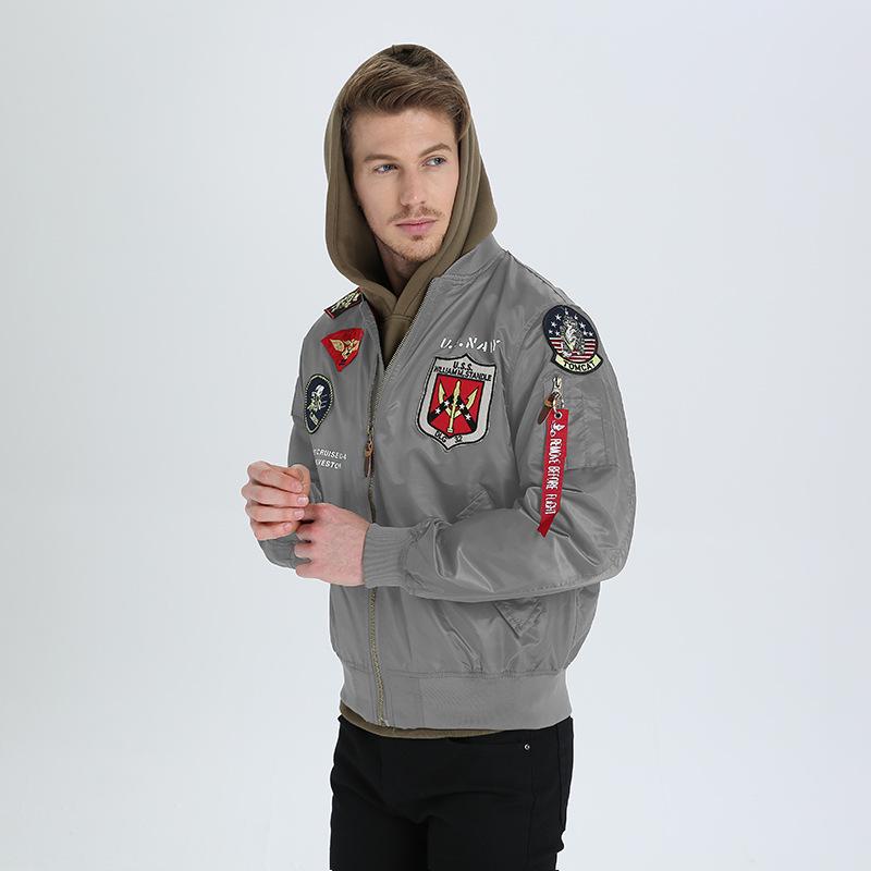 Top Gun MA-1 Flying Tigers Eagle Pilot Jacket for Men - Spring/Autumn