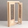 1:12 Dollhouse Miniature Double Screen Door - Unpainted