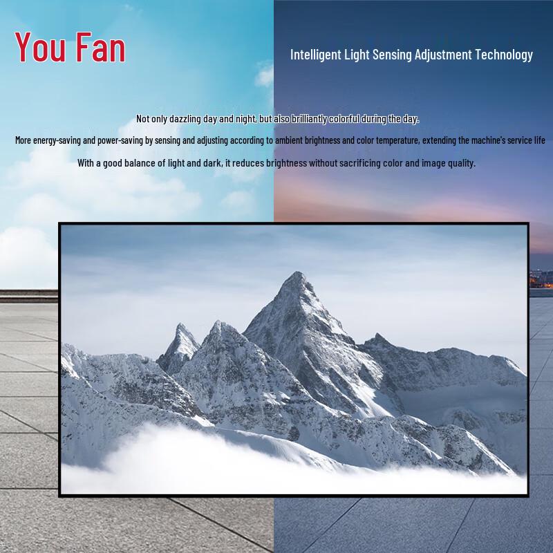 YOUFAN P2.5 Мобильный светодиодный дисплей для улицы CN вилка (адаптер в комплекте)