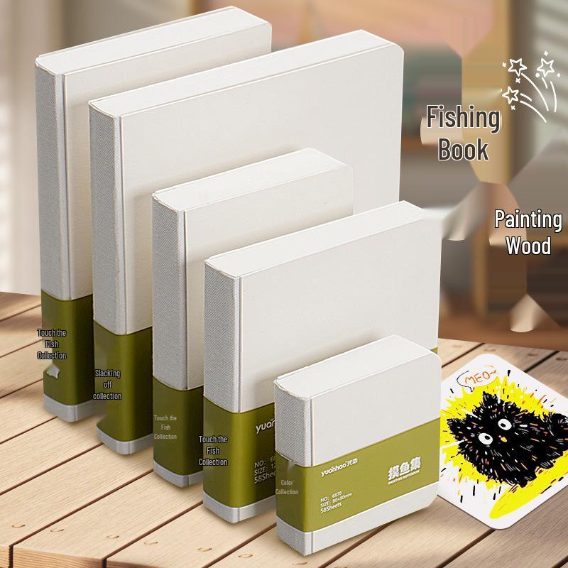 Портативный скетчбук для зарисовок рыбы Yuan Hao: Квадратный чистый альбом для рисования