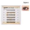 No Glue Needed Segmented Eyelashes Press on Self Adhesive Eyelashes Lash Clusters  Women's Beauty