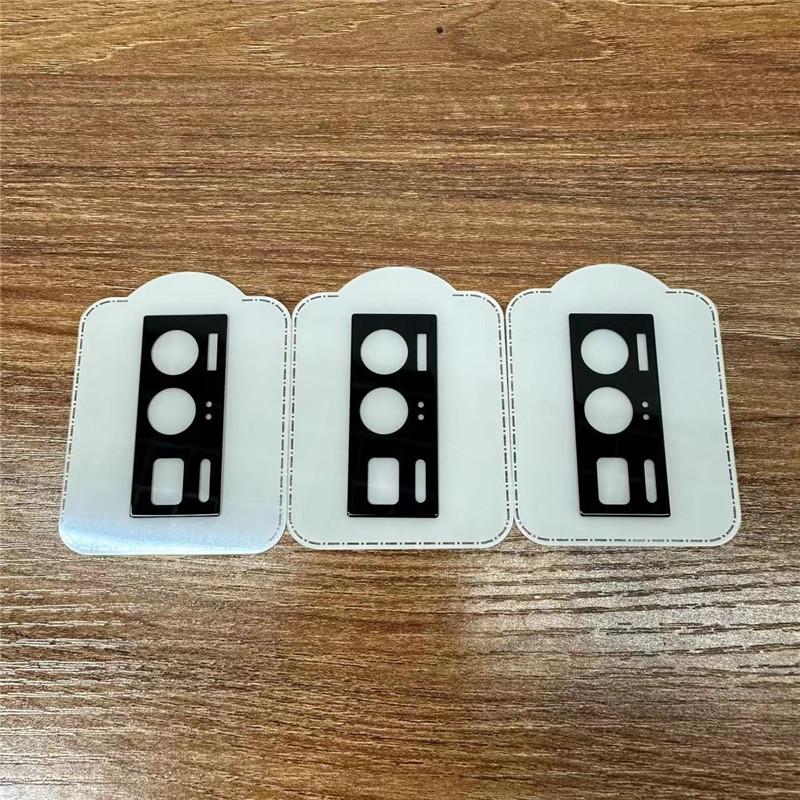 Для Xiaomi Poco F5 Pro Camera черное покрытие шелкография объектив 9H закаленное стекло защитная пленка защита