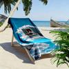 Woman in Window on Clouds A must-have beach towel for beach travel