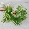 Real Touch Artificial Palm Leaves Branches Artificial Fern  Office Desktop Decoration