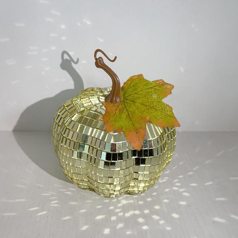 1PC Mirror Disco Pumpkin Home Decorations Gift For Friend Bar Party Accessories Halloween Aesthetic