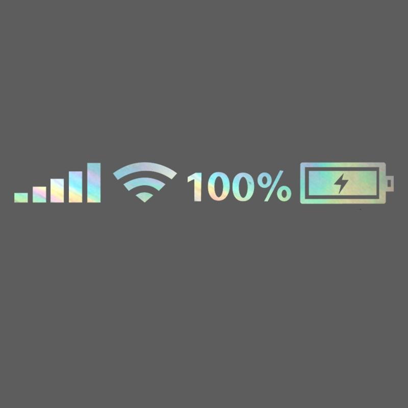 Автомобильная наклейка Шлем WIFI 100 процентов батареи Светоотражающая внешняя декоративная стена