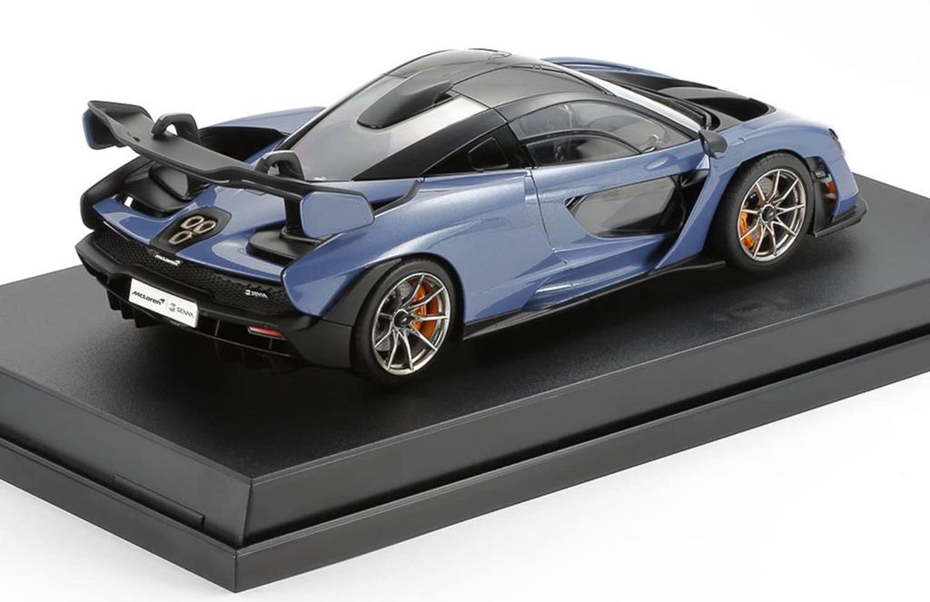 Tamiya Коллекция шедевров McLaren Senna окрашенный готовый продукт 21173 серый 1/24 № 173 (Серый)