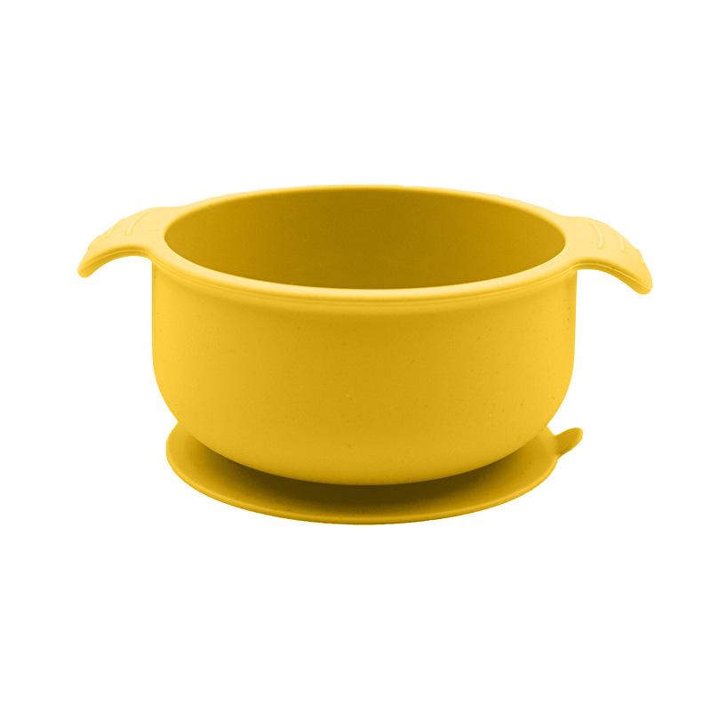 "Full Silicone Baby Meal Tray Set with Suction Cup - Divided Tableware for Children's Meals"