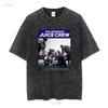 Vintage Juice Crew T Shirt Size S M L XL 2XL vintage Washed Breathable Stretched fashion Slightly Top For Everyday Wear Casual