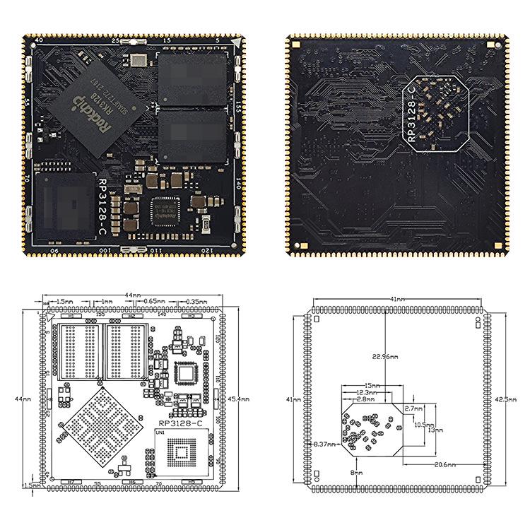Rongpin RP3128: Low Power Rockchip RK3128 Core Development Board