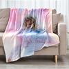 Taylor Swift Theme Printed Blanket - Perfect for Couch, Bed, Travel & Outdoor Use | Machine Washable, Cozy & Durable.