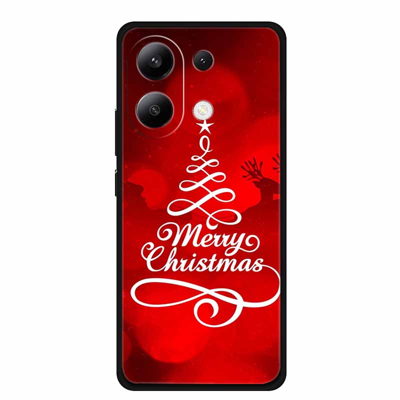 Christmas Case For Redmi Note 13 4G 5G Case Note13 Pro 5G 4G 13R Pro Soft TPU Silicone Covers for Xiaomi Redmi Note 13 Pro Plus