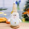 White Christmas Snowman Stuffed Toys Christmas Decoration Santa Claus Plush Doll Xmas Gift