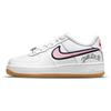 Air Force 1 LV8 GS Pink Glaze Kids Sneakers White Chile-Red Gum-Light-Brown DB4542-100