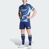 Adidas Аякс Амстердам SS25 25/26 Гостевая Удобная Простая Приталенная Версия для болельщиков Футболка с коротким рукавом Мужские топы JP1447