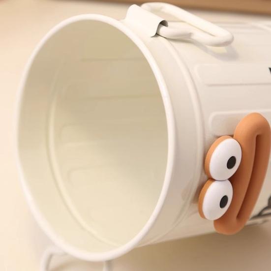 Подставка для ручек Мультяшный стиль Большой рот Длинные ноги Форма Органайзер для ручек Большая вместимость Офисные Школьные Канцелярские принадлежности