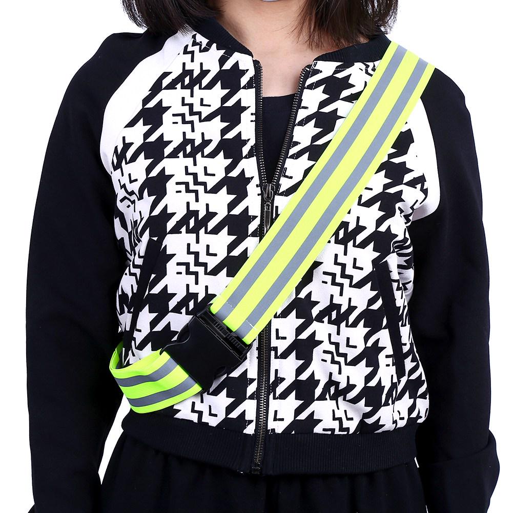 Резинка ремня безопасности отражательной шестерни высокой видимости регулируемая для спорта на открытом воздухе