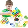 16/32/48/64Pcs/Set Building Block Toy DIY Kids Adults Stacking Blocks Tower Puzzle Toy Balance Game Drop-resistant Toy Blocks