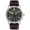 Spitfire Lock Midnight Oak Chronograph Quartz AV-4089-01 Mens Watch