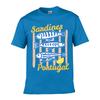 Sardines Portugal Three Fish Lemon Slice Graphic Loose TShirt Casual Tee