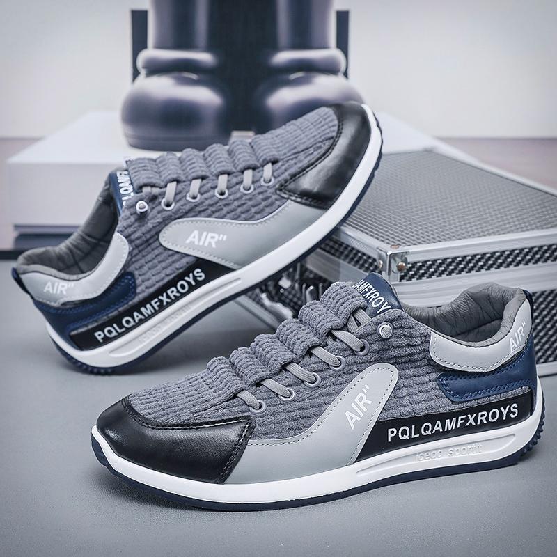 Fashion White Casual Sport Fashion Shoes Men Running Shoes Breathable Sneakers Wearable Rubber Sneakers Male Jogging Athletic Shoe Hombr