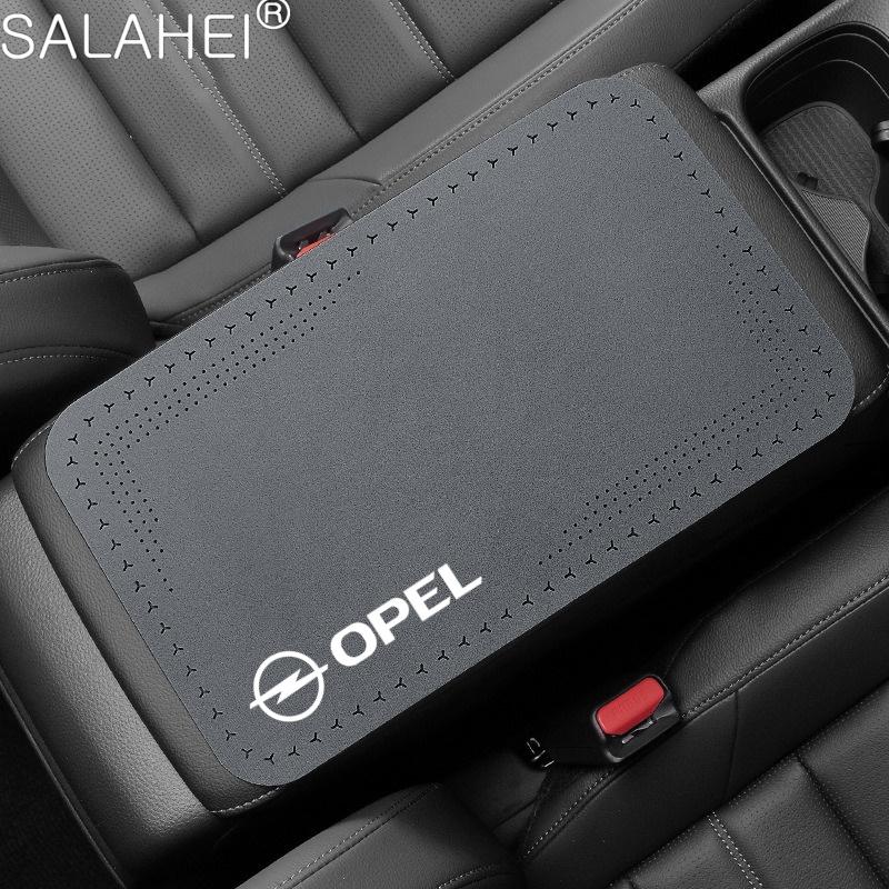 Car Center Console Box Pad Protector Non-slip Armrest Cover For Opel Astra H J G K Insignia Corsa C D Vectra C B Meriva Accessor FB3
