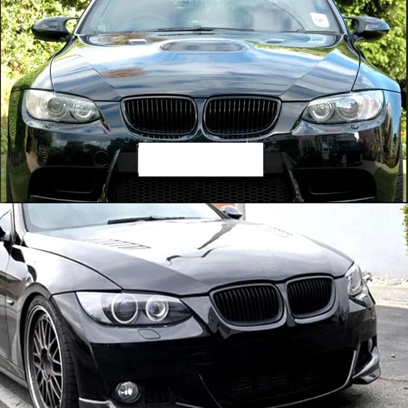 For BMW 3 Series E92 E93 Coupe M3 2008-2010 2x Car ABS Grille Front Kidney Grill Single Line Style 51137157277 51137157278 Parts