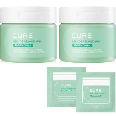 Kim Jeong-moon Aloe Realoe Relaxing Pad 60p X 2 + Toner Pad 2p Set 1 Set, 1 Set