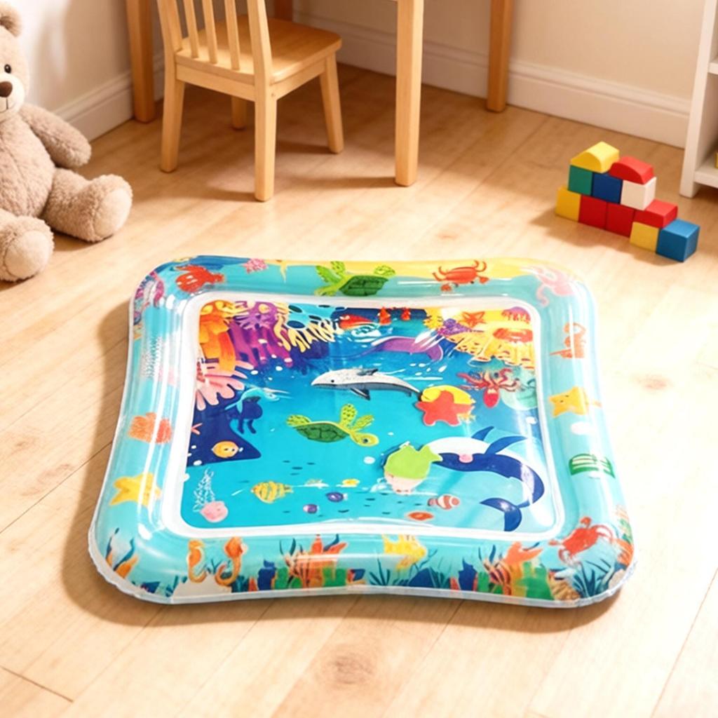 Pet Cool Play Mat Inflatable Water Cushion PVC Heat Dissipation Pad For Cat Dog Indoor Backyard Summer Cooling Use