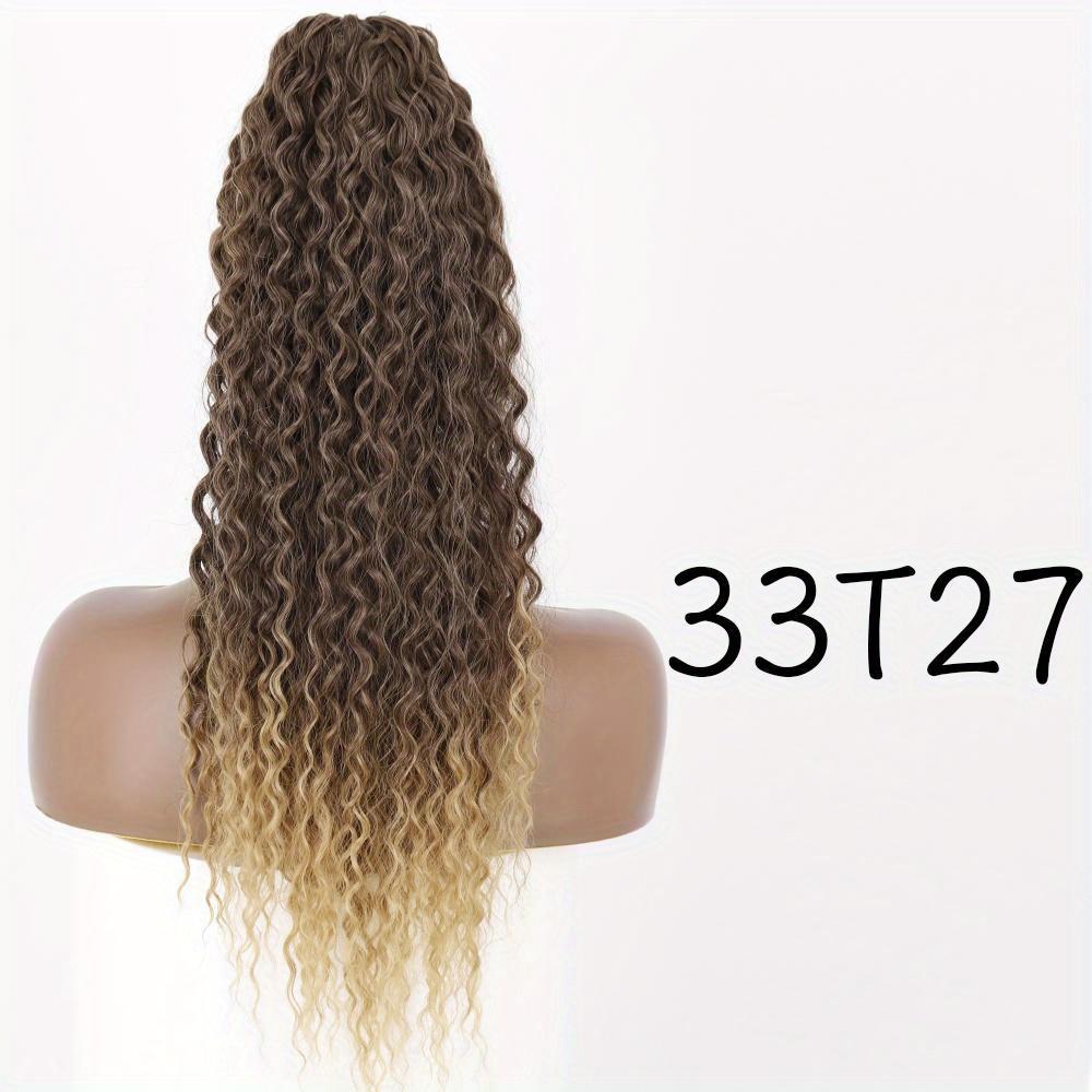 Long Curly Wavy Ponytail Hair Extensions Synthetic Drawstring Ponytail for Women - Wrap Around Style for a Natural Look Hair Accessories