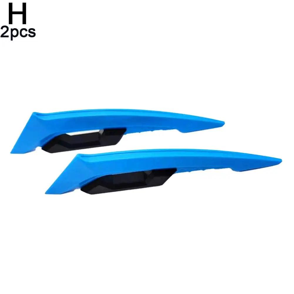 1 пара универсальных мотоциклетных крылышек, аэродинамический спойлер, динамическое крыло с клейкой декоративной наклейкой для мотоцикла, скутера P1t2
