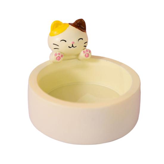 Подсвечник для кошки Милый котенок, греющий лапки, Подсвечник для чайной свечи, Смола, Мультяшный кошачий подсвечник, Украшение, Подарки для любителей кошек, Девушки, Женщины