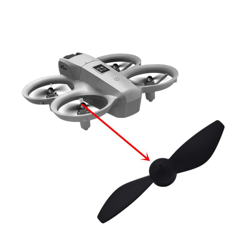 Original GT3/V66/CZ06/D16/i1 Pro Drone Propeller Paddles RC Drone Replacement Accessories Propeller Blade Black 1-5 sets