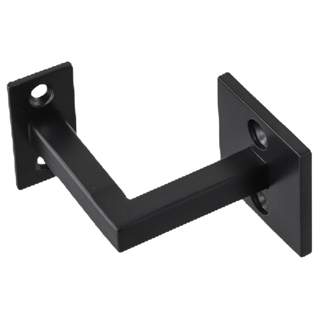 Stair Handrail Bracket Bannister Wall Support Black Hand Rail Balustrade  Support Household Mounting Staircase Bracket Accessori