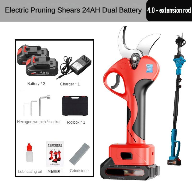 Перезаряжаемые ножницы для обрезки веток, бытовые садовые инструменты для обрезки фруктовых деревьев, портативные электрические секаторы