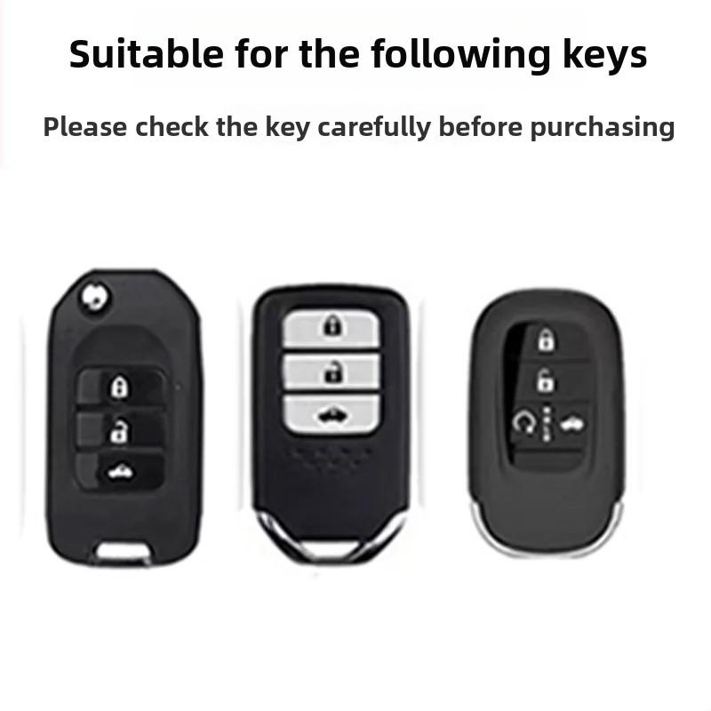 Car Smart Remote Key Protective Case Cover Shell For Honda CIVIC CR-V INSPIRE CITY Accord HR-V Pilot Sport SI EX Keyless Access VZ9