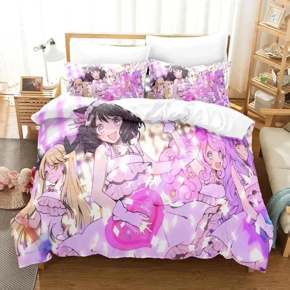 Anime Show By Rock Bedding Set Duvet Cover Bed Set Quilt Cover Pillowcase Comforter King Queen Size Boys Adult Bedding Set