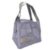 Storage Bag Large Capacity Zipper Closure Beach Bag with Handle Design Visible Mesh Bag Makeup Organizer