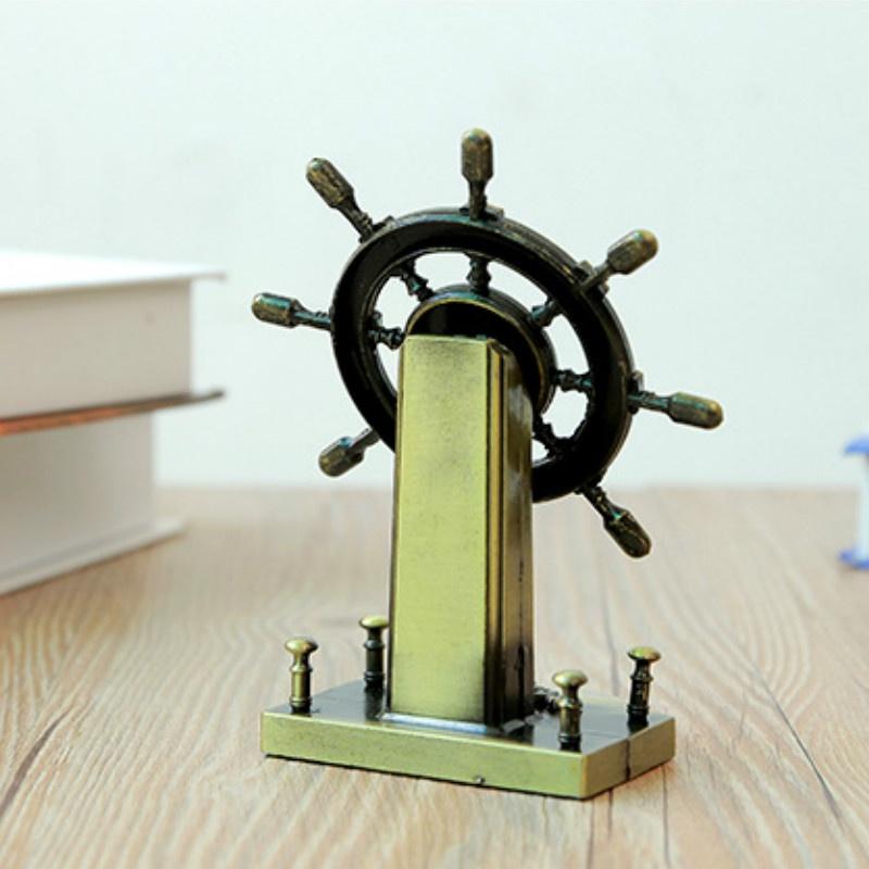 Европейские Креативные Металлические Поделки Штурвал Корабля Кормовой Руль Гостиная Столешница Стол Украшение Дома