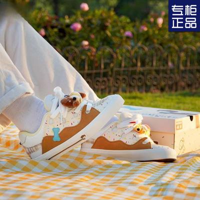 Обувь для кампуса Wind dopamine bread для мужчин и женщин, сосиски, щенка, цветовая гамма, ретро, повседневная, Guochao, оригинальный дизайн, обувь для скейтбординга