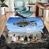 Final Fantasy Pattern Rug, Indoor/Outdoor Mat, for Picnic, Gameroom, Bedroom, Office, Living Room, Home Decor Carpet, Birthday Gift
