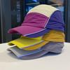 Женская 5-панельная бейсболка Color Block с быстрой сушкой, летняя, легкая, дышащая, защита от УФ, солнцезащитная шляпа
