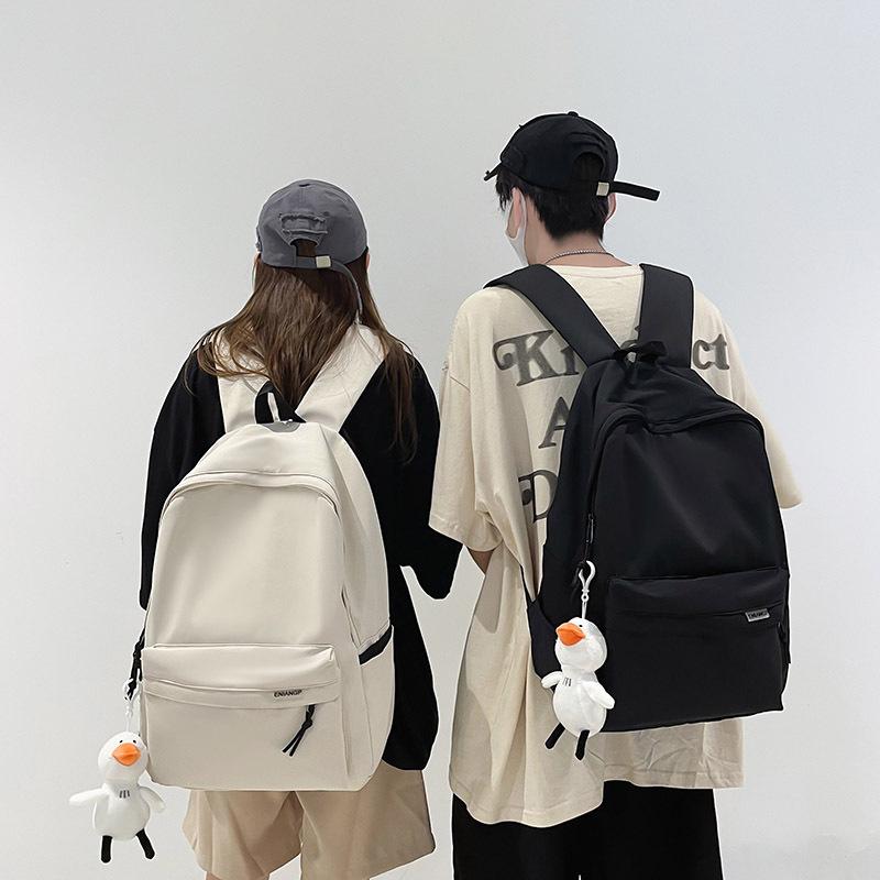 Backpack Men'S Japanese Simple Large Capacity Travel Backpack Women'S Leisure Trend College Student School Bag